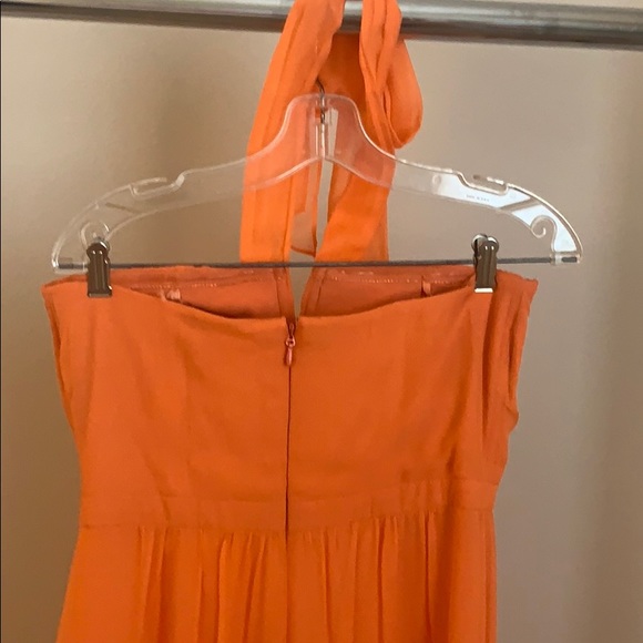 BCBG tangerine full length gown - Picture 2 of 5